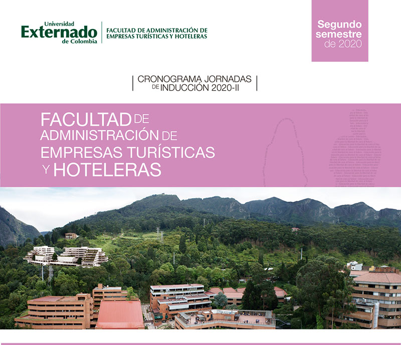 Cronograma Facultad de Administración de Empresas Turísticas y Hoteleras