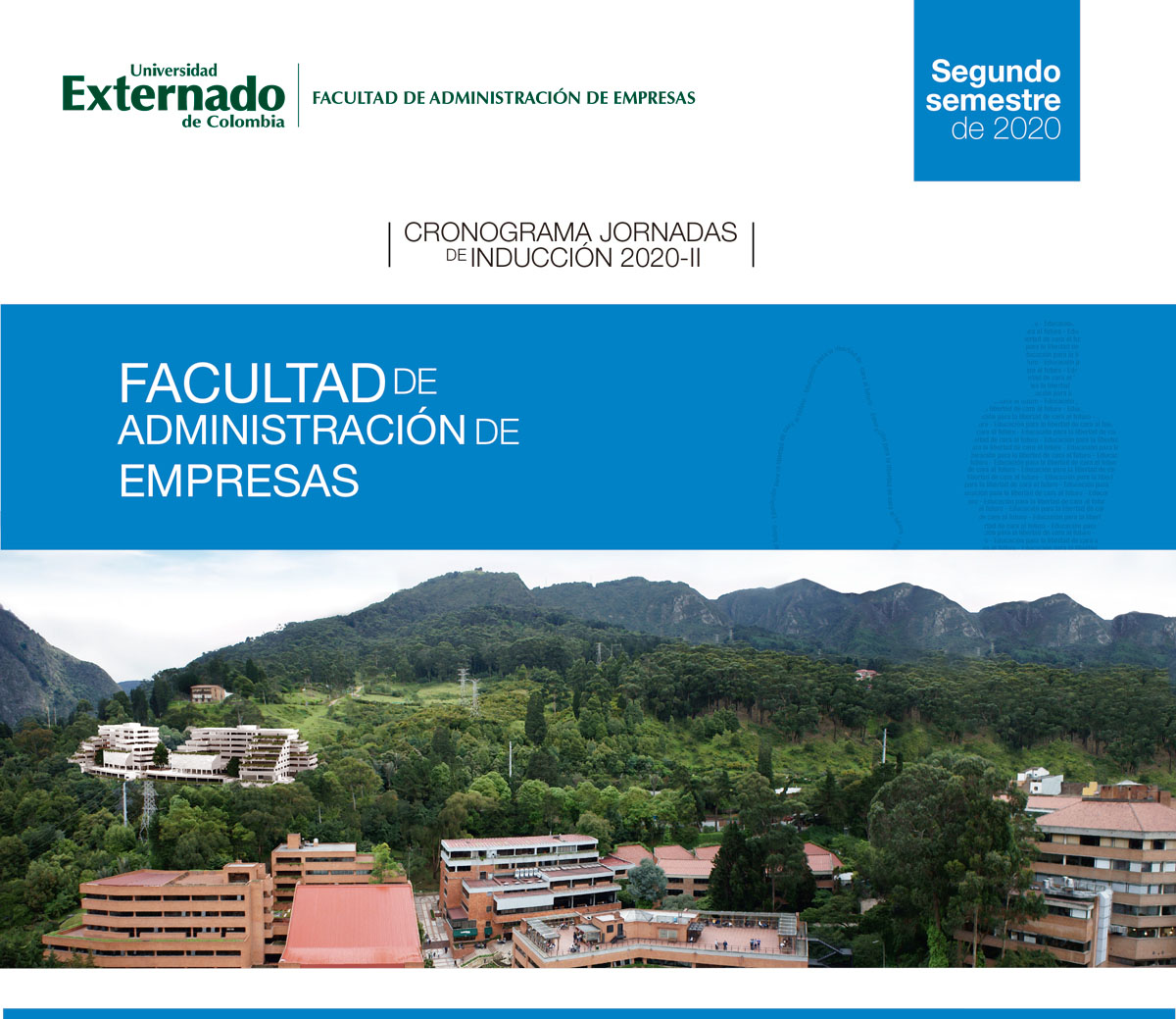 Cronograma Facultad de Administración de Empresas