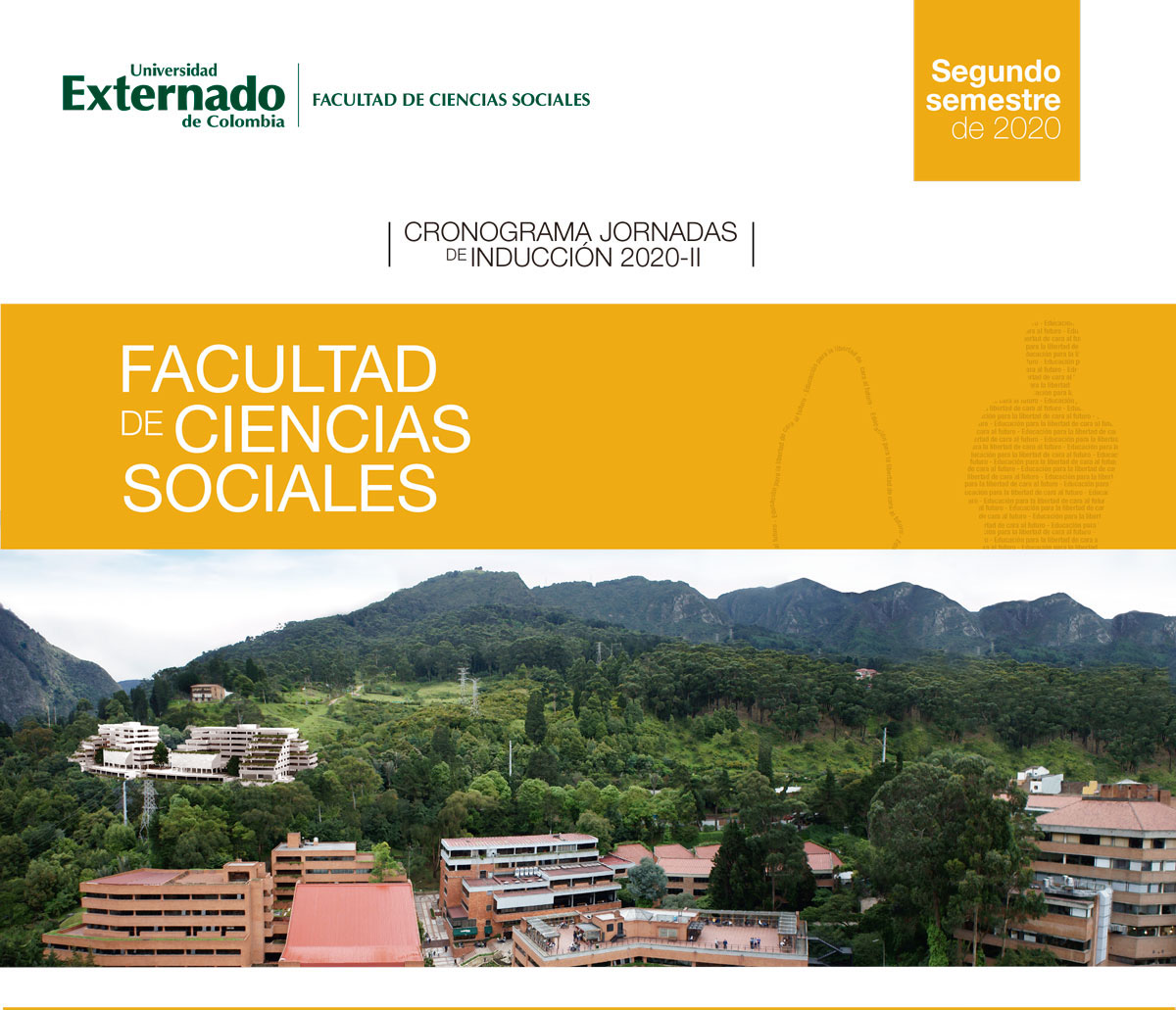 Cronograma Facultad de Facultad de Ciencias Sociales y Humanas