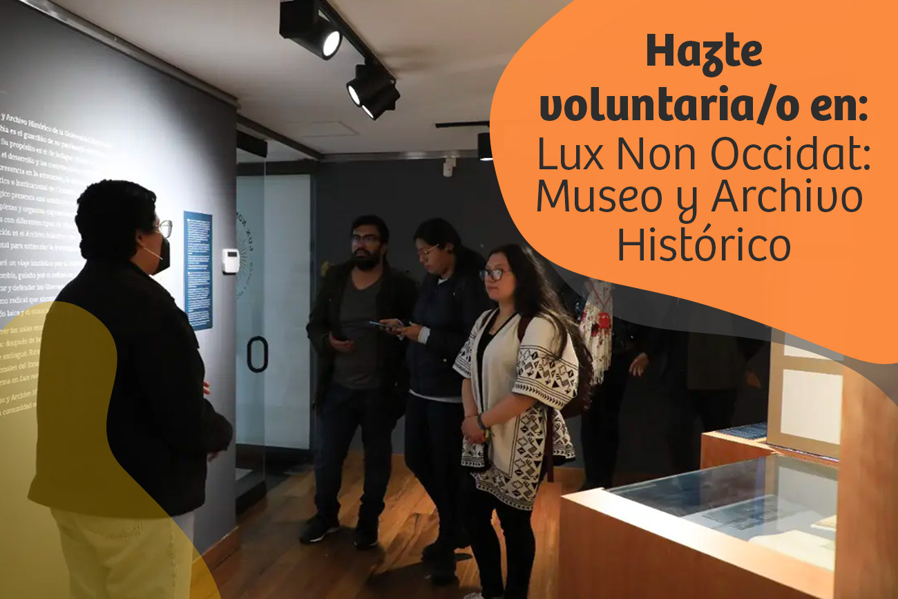 Hazte voluntaria/o en Lux Non Occidat: Museo y Archivo Histórico